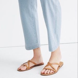 Madewell Boardwalk Skinny-Strap Slide Sandal Sz 8